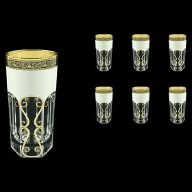 Стаканы для воды 370 мл 6 шт  Astra Gold &quot;Провенза /Блэк фон&quot; / 034542