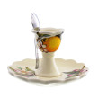 Подставка для яйца 9 см н/н с блюдцем  Artigianato Ceramico by Caroline &quot;Artigianato ceramico /Лимоны&quot; / 156795