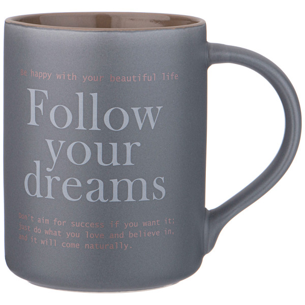 Кружка 400 мл  LEFARD &quot;Coffeemania /Follow your dreams&quot; / 337447