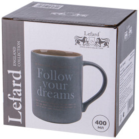 Кружка 400 мл  LEFARD &quot;Coffeemania /Follow your dreams&quot; / 337447