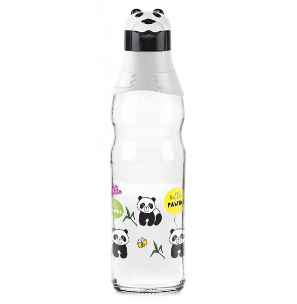 Бутылка 1 л  TITIZ &quot;Panda&quot; белая/черная / рисунок/ассорти / 293884