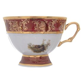 Кофейная чашка 100 мл 1 шт н/н  Repast &quot;Мария-Тереза /Охота красная&quot; R-C / 362492