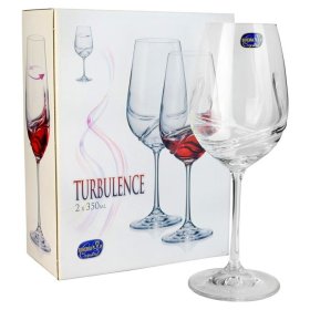 Бокалы для белого вина 350 мл 2 шт  Crystalex CZ s.r.o. &quot;Турбуленция /Без декора&quot; / 034704