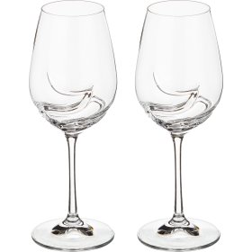 Бокалы для белого вина 350 мл 2 шт  Crystalex CZ s.r.o. &quot;Турбуленция /Без декора&quot; / 034704