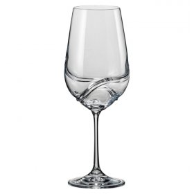 Бокалы для белого вина 350 мл 2 шт Crystalex CZ s.r.o. "Турбуленция /Без декора" / 034704