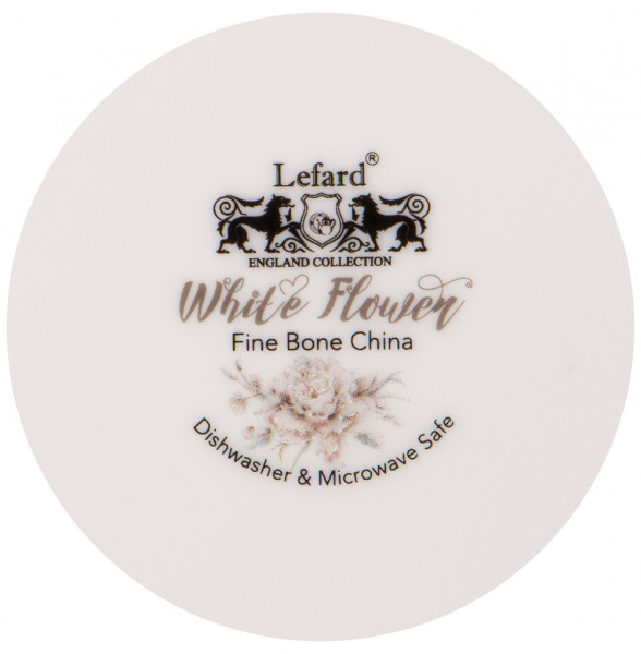 Тарелка 23 см голубая  LEFARD &quot;White flower&quot; / 271954