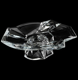 Ваза для фруктов 35,5 см н/н  Aurum Crystal &quot;Айсберг /Без декора&quot; / 105558