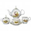 Чайный сервиз на 6 персон 15 предметов  Thun &quot;Бернадотт /Охота&quot; / 024765
