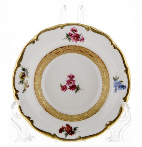 Набор розеток 11 см 6 шт  Bavarian Porcelain "Мария-Тереза /Мелкие цветы /Золотая лента" / 103876