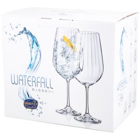 Бокалы для красного вина 550 мл 6 шт  Crystalex CZ s.r.o. &quot;Виола /Оптика /Без декора&quot; / 061262