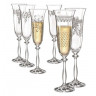 Бокалы для шампанского 190 мл 6 шт  Crystalex CZ s.r.o. "Анжела /28010" / 111251