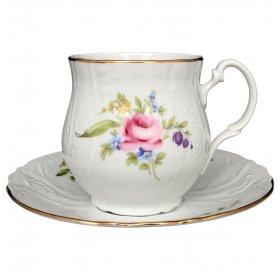 Чайная пара 310 мл 1 шт Джонас  Thun &quot;Бернадотт /Полевой цветок&quot; (блюдце 15,5 см) / 151237