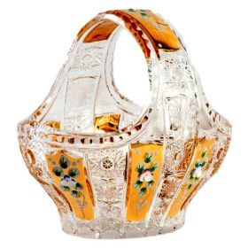 Корзинка 20 см  Aurum Crystal &quot;Хрусталь с золотом&quot; / 045893