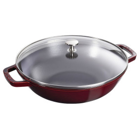 Вок 30 см со стеклянной крышкой гранат 4,4 л  Staub &quot;STAUB&quot; / 271348