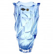 Ваза для цветов 30 см  Aurum Crystal &quot;Фламенко /Голубая&quot; / 139329