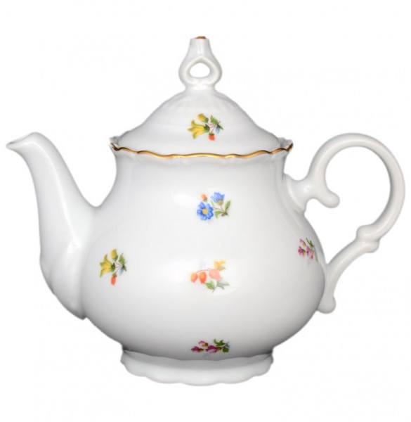 Заварочный чайник 500 мл  Bohemia Porcelan Moritz Zdekauer 1810 s.r.o. &quot;Офелия /Мелкие цветы&quot; / 027404