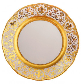 Набор тарелок 19 см 6 шт  Bohemia Porcelan Moritz Zdekauer 1810 s.r.o. "Анжелика 813 /Королевская лилия" / 100565