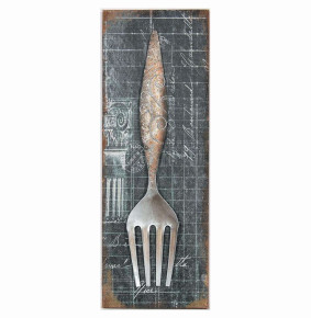 Картина 70 х 25 х 4,5 см настенная  P.L. Proff Cuisine "Fork Vintage"  / 315224