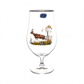 Бокал для пива 550 мл 1 шт  Crystalex CZ s.r.o. &quot;Охота /Олень /Бег&quot; / 150827