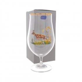Бокал для пива 550 мл 1 шт  Crystalex CZ s.r.o. &quot;Охота /Олень /Бег&quot; / 150827