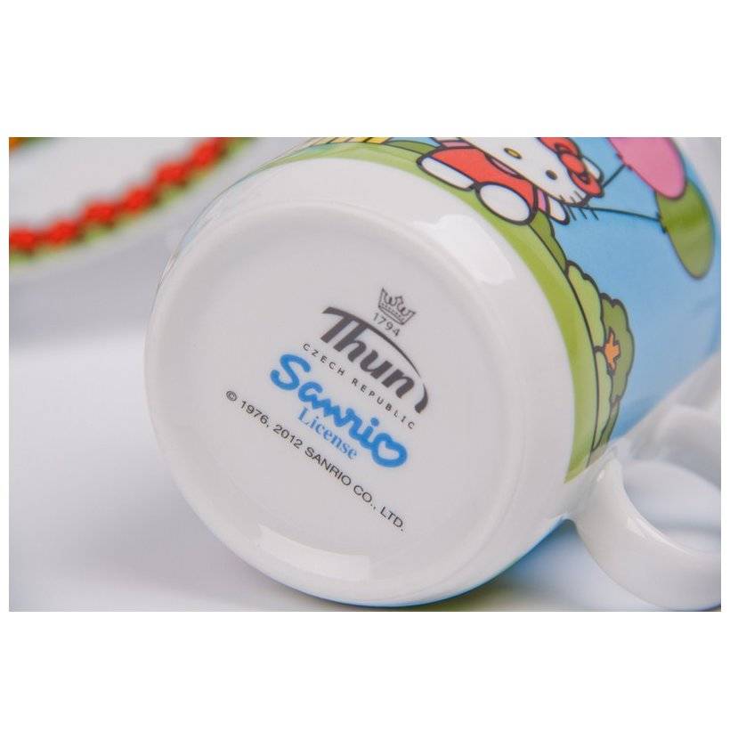 Детский набор 3 предмета  Thun &quot;Китти и шарики&quot; / 039320