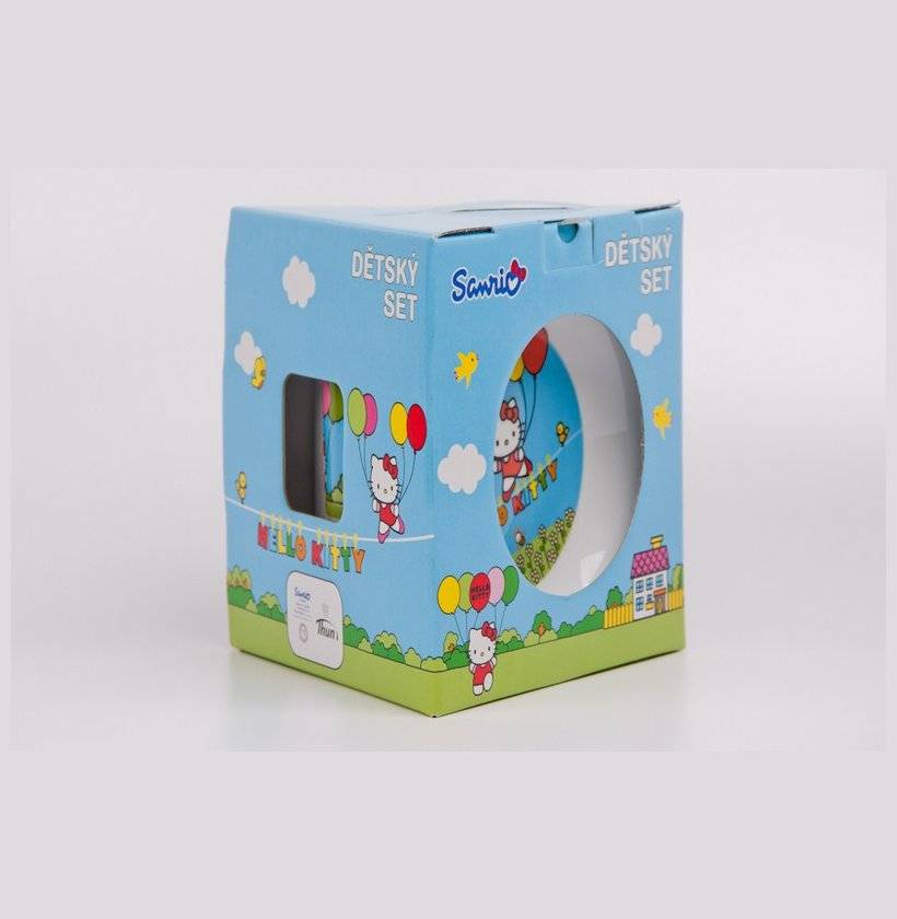 Детский набор 3 предмета  Thun &quot;Китти и шарики&quot; / 039320