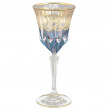 Бокалы для белого вина 6 шт  RCR Cristalleria Italiana SpA &quot;Timon /Адажио синий с золотом&quot; / 101058