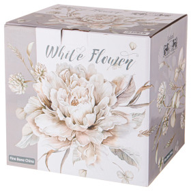 Набор тарелок 12 предметов (18, 20,5, 25,5 см)  LEFARD &quot;White flower&quot; / 236295