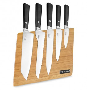 Набор кухонных ножей 5 шт на подставке  Rondell "Spata" / 231382