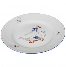 Набор тарелок 25 см 6 шт  Cmielow &quot;Рококо /Гуси&quot; / 252682