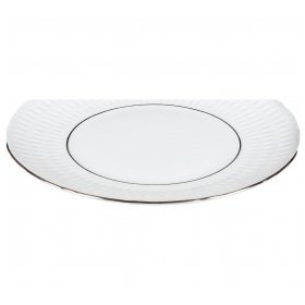 Тарелка 21 см 1 шт Cmielow "София /Платиновая отводка" / 124157