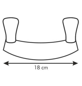 Нож для нарезки двуручный 18 см  Tescoma &quot;PRESTO&quot; / 141963