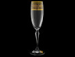 Бокалы для шампанского 160 мл 6 шт  Rona &quot;Люция /Золотая паутинка сверху&quot; / 096495