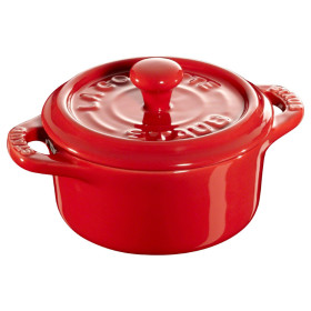 Кокот 10 см с крышкой вишнёвый  Staub &quot;STAUB&quot; / 294154