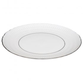 Тарелка 28 см 1 шт  Cmielow &quot;София /Платиновая отводка&quot; / 124158