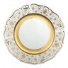 Набор тарелок 25 см 6 шт  МаМ декор "Мария-Луиза /Белая /Королевская лилия" / 027774
