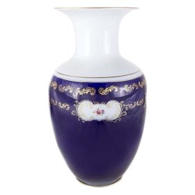 Ваза для цветов 34 см  Reichenbach &quot;Полевые цветы /Кобальт&quot; / 141143