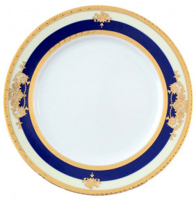 Набор тарелок 19 см 6 шт  Thun "Яна /Синяя полоса с золотым вензелем" / 056380