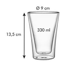 Стаканы для воды 330 мл 2 шт с двойными стенками  Tescoma &quot;myDRINK&quot; / 241882