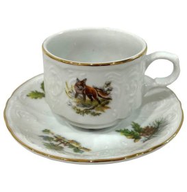 Кофейная пара 120 мл гост.  Thun &quot;Бернадотт /Охота&quot; / 350801