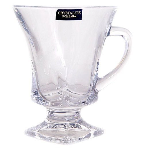 Кружки для горячих напитков 150 мл 6 шт н/н  Crystalite Bohemia "Квадро /Без декора" / 139306 — 