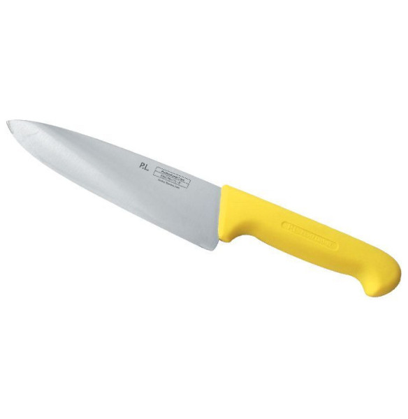 Шеф-нож 25 см желтая ручка  P.L. Proff Cuisine &quot;PRO-Line&quot; / 324965