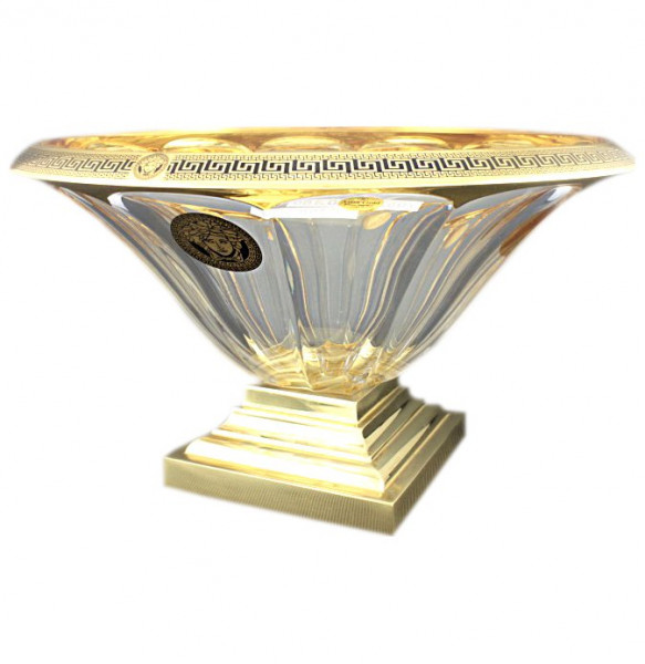 Ваза для конфет 17,5 см  Astra Gold &quot;Астра Голд /Версаче чёрное золото&quot; / 017867