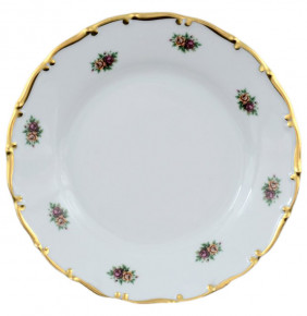 Набор тарелок 17 см 6 шт  Bohemia Porcelan Moritz Zdekauer 1810 s.r.o. "Анжелика /Маленькие розочки" / 027598
