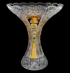 Ваза для цветов 30 см  Aurum Crystal "Хрусталь с золотом" / 033527