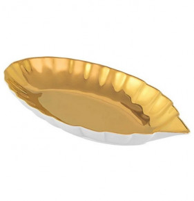 Блюдо 19 см Листок  Porcel "Dec Full Gold" / 282269