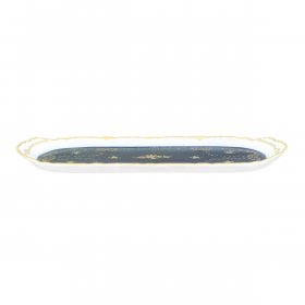 Рулетница 38 см &quot;Reichenbach /Золотая розочка /Кобальт /Декор 878К&quot; 2 / 347945