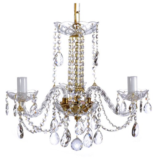 Люстра 3 рожковая хрусталь  Royal "Роял" h-55 см, диаметр-52 см, вес 3 кг / 046849 — 
