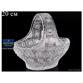 Корзинка 20 см  Sonne Crystal &quot;S.Crystal /Хрусталь резной&quot; / 060320