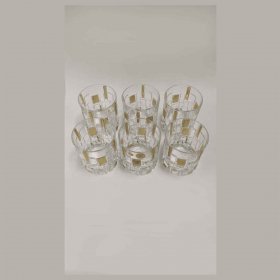 Стаканы для виски 330 мл 6 шт  Art Design &quot;Этна /Окошки золотые&quot; / 289742
